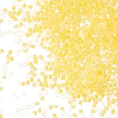 Miyuki Delica Glass Round Seed Beads, 11/0 Sun Glow Neon