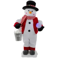24" Lighted & Animated Musical Snowman Christmas Figure