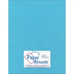 PA Paper&trade; Accents 8.5" x 11" 80lb. Canvas Cardstock Paper, 25 Sheets Poolside