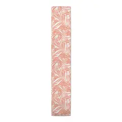 Tropical Leaves Table Runner Coral