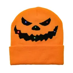 Jack-o'-Lantern Light-Up Beanie by Celebrate It&trade;