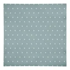 Plus Cotton Twill Napkin White/Blue