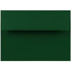 JAM Paper A7 Dark Green Premium Invitation Envelopes