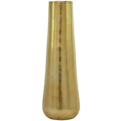 30.5" Aluminium Contemporary Vase Gold