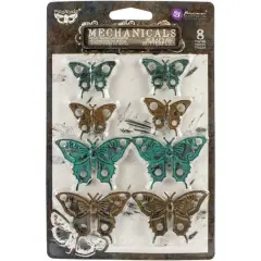 Finnabair&reg; Mechanicals Scrapyard Butterflies Metal Embellishments