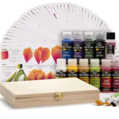 Let's Paint with FolkArt&reg; One Stroke&trade; A-Z of Floral Painting Kit