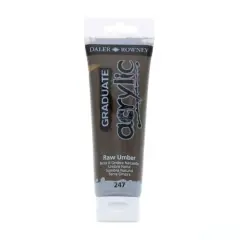 Daler-Rowney&reg; Graduate Acrylic Paint, 120mL 247 Raw Umber