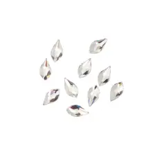 7.5mm Crystal Flame Glue-On Austrian Crystals by Bead Landing&trade;, 10ct.
