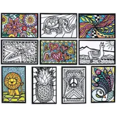 S&S&reg; Worldwide 4" Velvet Art Posters, 100ct.