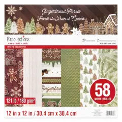 12" x 12" Gingerbread Forest Paper Pad by Recollections&trade;