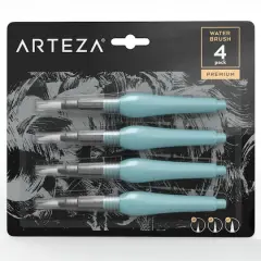 Arteza&reg; 4 Piece Assorted Tips Water Brush Set