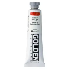 Golden&reg; 2oz. Heavy Body Acrylic Paint C PCadmium Red Light