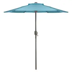 6.5ft. Outdoor Patio Market Umbrella Turquoise