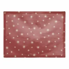 Red Twinkle Cotton Twill Placemat