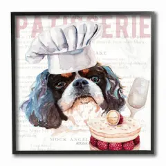 Stupell Industries Shih Tzu Dog Kitchen Bakery Pet Watercolor Painting, 12" x 12"