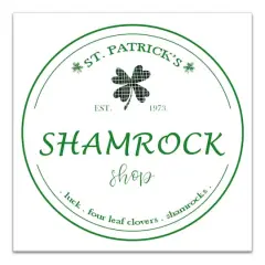 Shamrock Shop 16" x 16" Canvas Wall Art