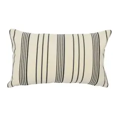 Hello Honey&reg; 20'' Multistripe Cotton Lumbar Pillow Cover