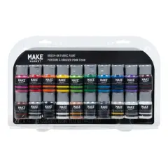 Primary Brush-On Fabric Paint Set by Make Market&reg;