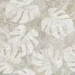 RoomMates Jungle Leaf Canopy Peel & Stick Wallpaper White/Taupe