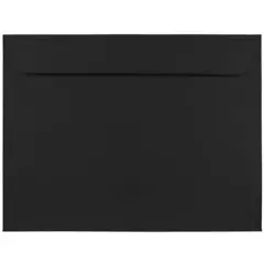 JAM Paper 9" x 12" Smooth Black Booklet Premium Envelopes, 25ct.