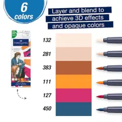 Faber-Castell&reg; Manga Goldfaber Sketch Markers