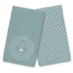 Sun Face Tea Towel Set