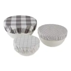 DII&reg; Assorted Gray Farmhouse Woven Dish Cover Set