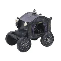 7.75" Black Skull Carriage Tabletop D&eacute;cor by Ashland&reg;
