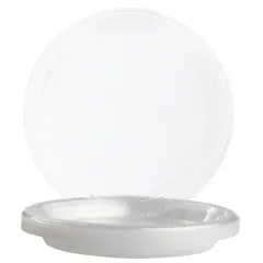 JAM Paper 7" Plastic Party Plates, 20ct. Clear