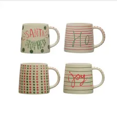 Hello Honey&reg; Christmas Stoneware Mug Set