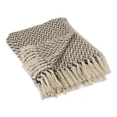 DII&reg; Zig-Zag Throw Dark Brown