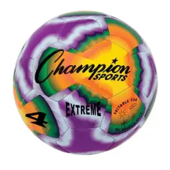 Champion Sports Size 4 Extreme Tie Dye Soccer Ball