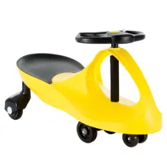 Toy Time Ride-On Zig Zag Car Yellow