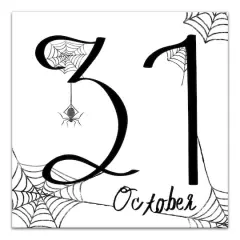 October 31 24" x 24" Canvas Wall Art