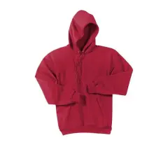Port & Company&reg; Tall Essential Fleece Pullover Hooded Sweatshirt Red