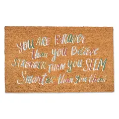 You Are Braver Than You Believe Doormat