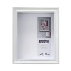 11" x 14" Classic White Shadow Box by Studio D&eacute;cor&reg;