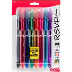 Pentel&reg; R.S.V.P. Assorted Colors Medium Ballpoint Pens