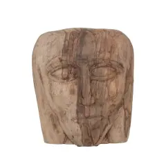 Hello Honey&reg; 10" Hand-Carved Mango Wood Face