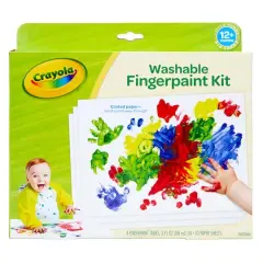 Crayola&reg; Washable Fingerpaint Kit