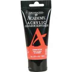 Grumbacher&reg; Academy&reg; Acrylic, 2.5oz. Cadmium Red Hue