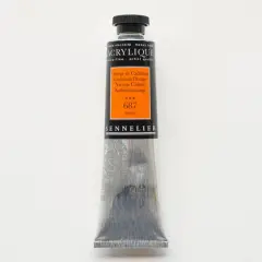 Sennelier Extra Fine Artists' Acrylic Paint, 60mL 687 Cadmium Orange