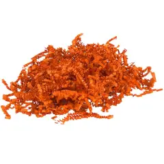 JAM Paper Crinkle Cut Shred Tissue Paper, 2oz. Orange