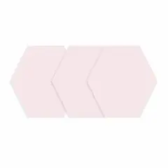 RoomMates Blush Beauty Dry Erase Hexagon Peel & Stick Decals
