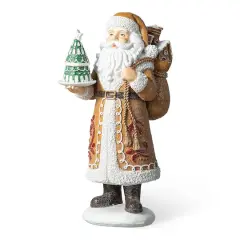 Glitzhome&reg; 11.5" Gingerbread Santa Table D&eacute;cor
