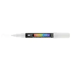 DecoColor&reg; Fine Tip Acrylic Paint Marker White