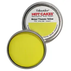 Enkaustikos&reg; Hot Cakes&reg; Encaustic Wax Paint, 1.5oz. Nickel Titanate Yellow