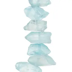 Light Blue Crystal Chunk Beads by Bead Landing&trade;