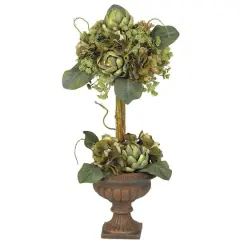 24" Artichoke Topiary Arrangement in Planter