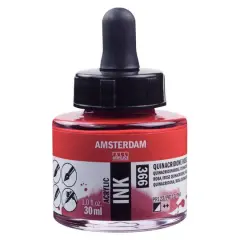 Amsterdam Acrylic Ink, 1oz. 366 Quinacridone Rose